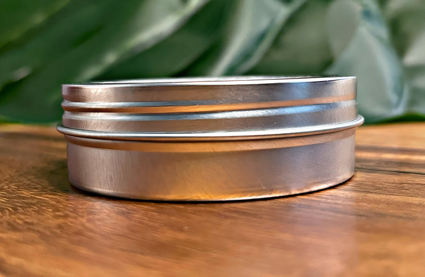 Apple Cinnamon Marble Candle Premium Wax Wooden Wick 1.7 oz Silver Tin