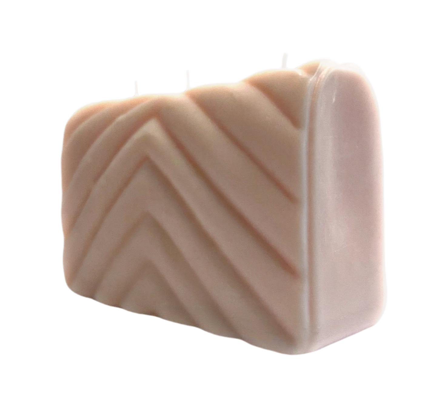 Pink Designer Purse Pillar Candle