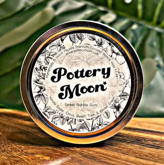Cozy Warm Vanilla Candle Premium Wax Wooden Wick 1.7 oz Silver Tin